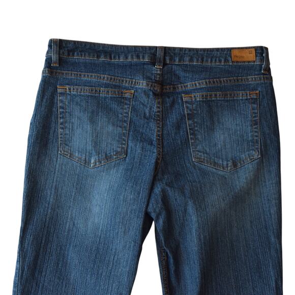 Vintage Y2K Mossimo Dark Wash Mid Rise Bootcut Jeans Size 13 Juniors - Picture 6 of 7